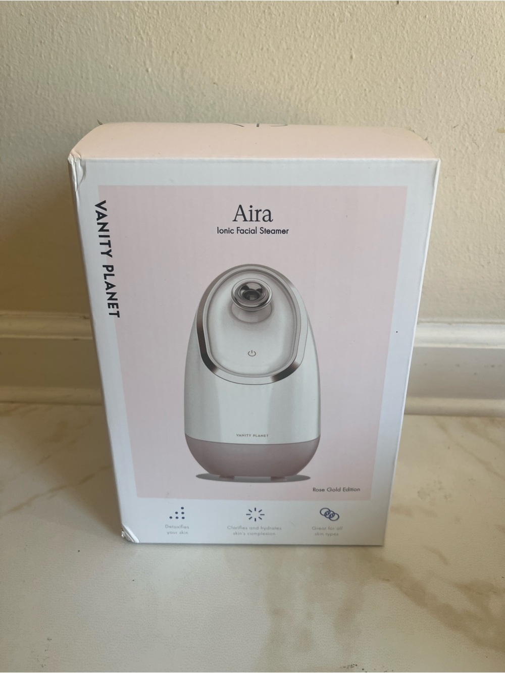 Hardly Used: Vanity Planet Aira Ionic Facial Steamer - Rose Gold Edition